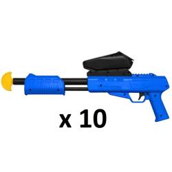 10 zestawów: Marker Field Blaster cal. 50 z magazynkiem (blue)