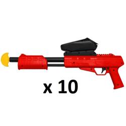 10 zestawów: Marker Field Blaster cal. 50 z magazynkiem (red)