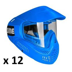 12 sztuk: Maska Field Goggle One Single (Blue)