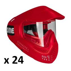 24 sztuki: Maska Field Goggle One Single (Red)